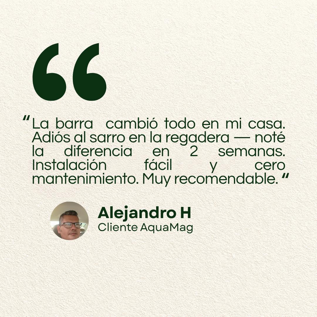 Barra magnética Dual: Atrapa + antisarro AquaMag®
