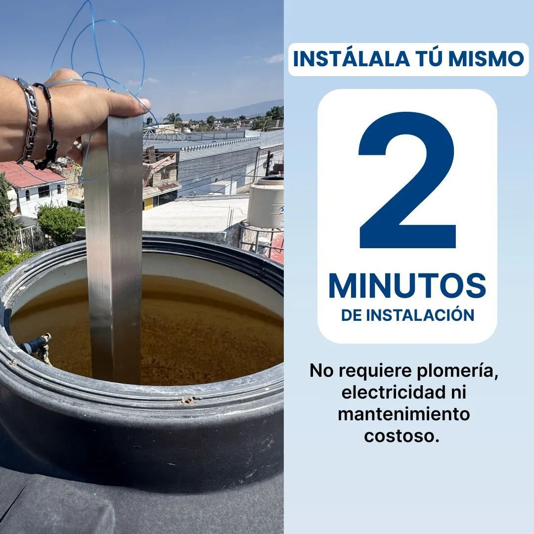 Barra Magnética Dual: Atrapa + Antisarro AquaMag®