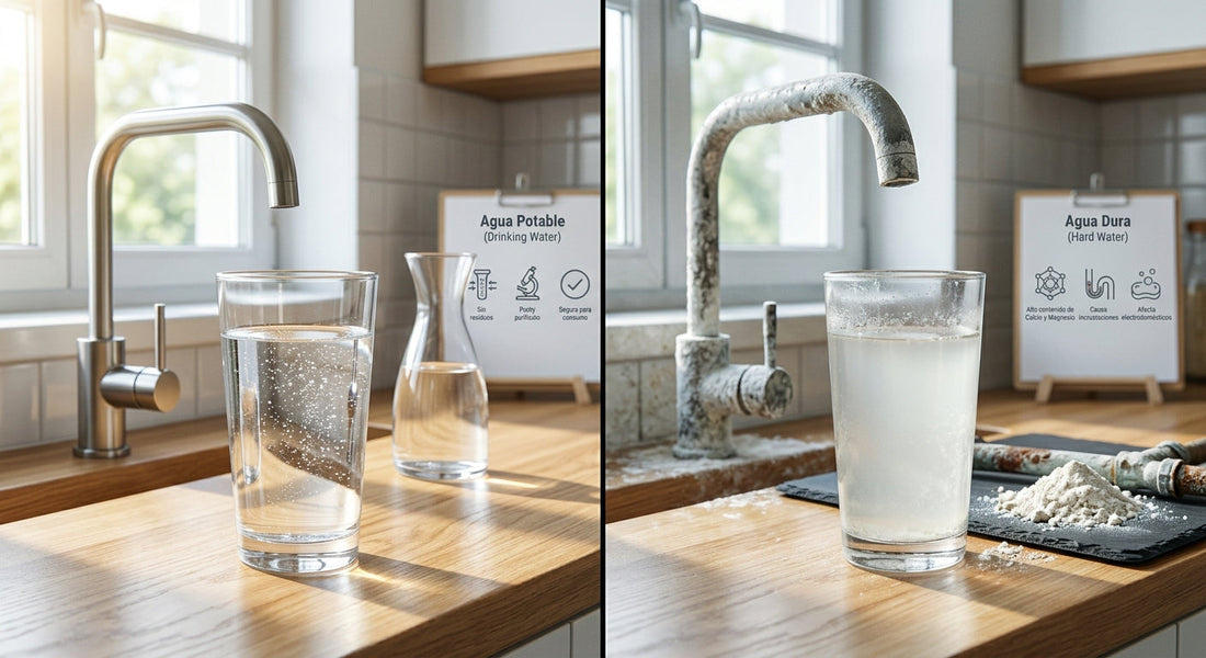 Agua potable y agua dura en México: no son lo mismo y es importante conocer la diferencia
