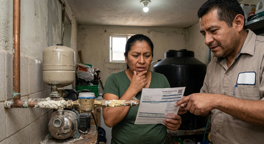 Sobrecostos en el recibo y microfugas invisibles: el impacto del agua dura en las bombas y tarifas del hogar