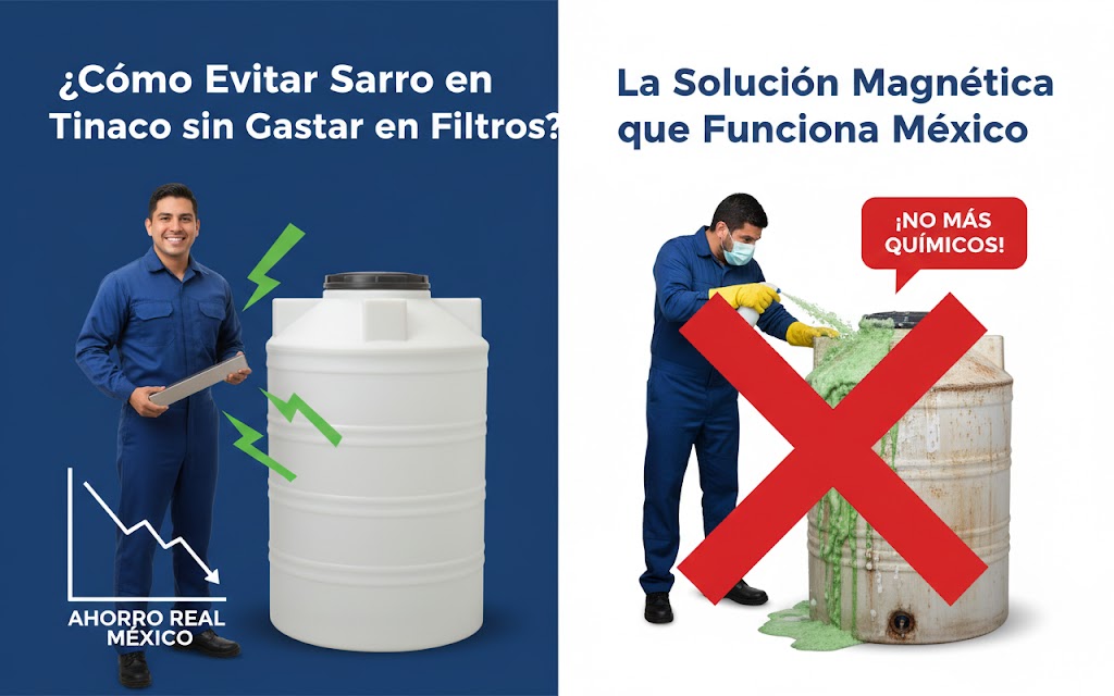 ¿Cómo Evitar Sarro en Tinaco sin Gastar en Filtros? La Solución Magnética que Funciona México