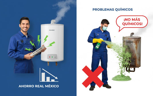 Sarro en Boiler Gasta tu Gas: Barra Aquamag vs Limpiadores Químicos (Ahorro Real México)