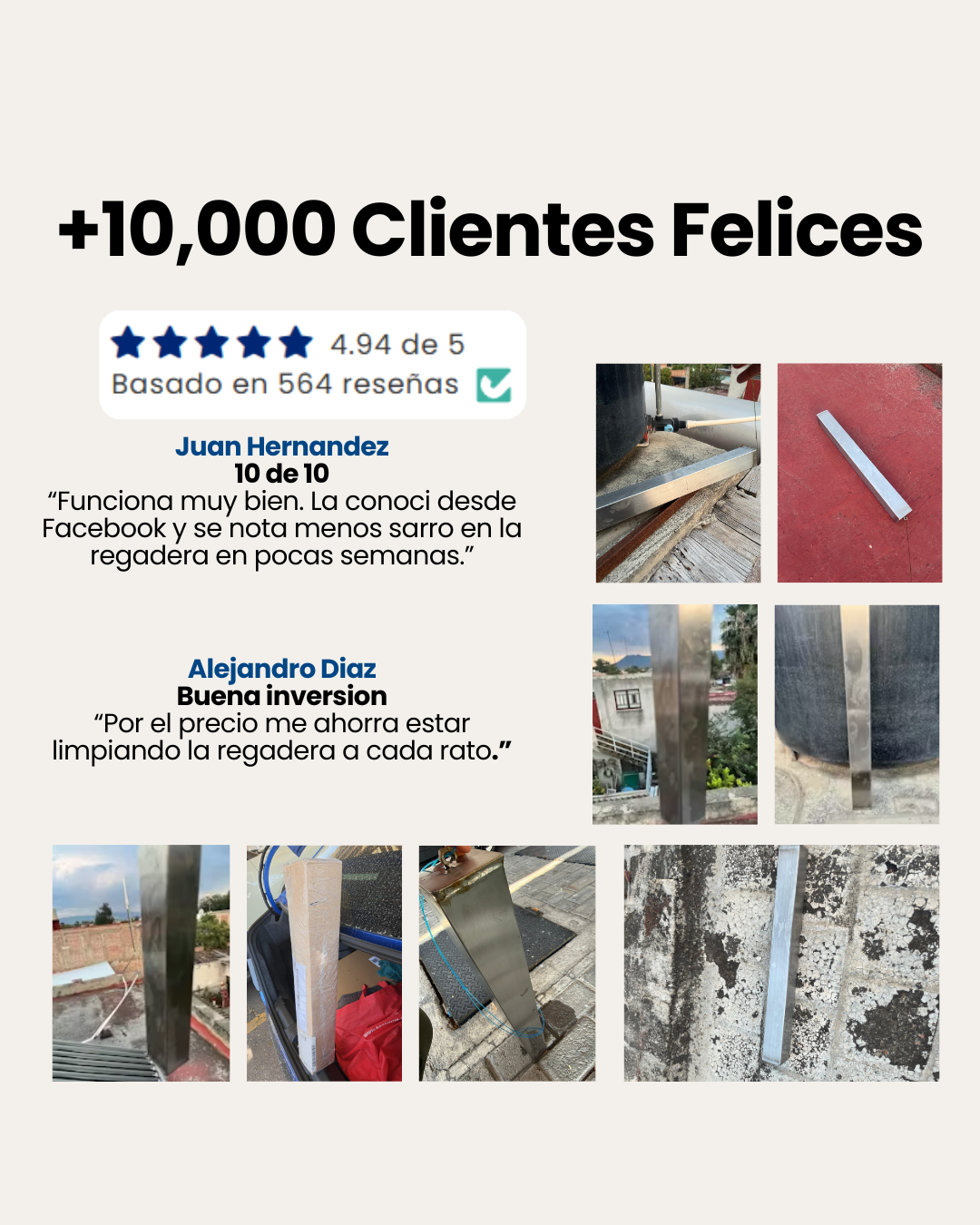 Barra magnética Dual: Atrapa + antisarro AquaMag®