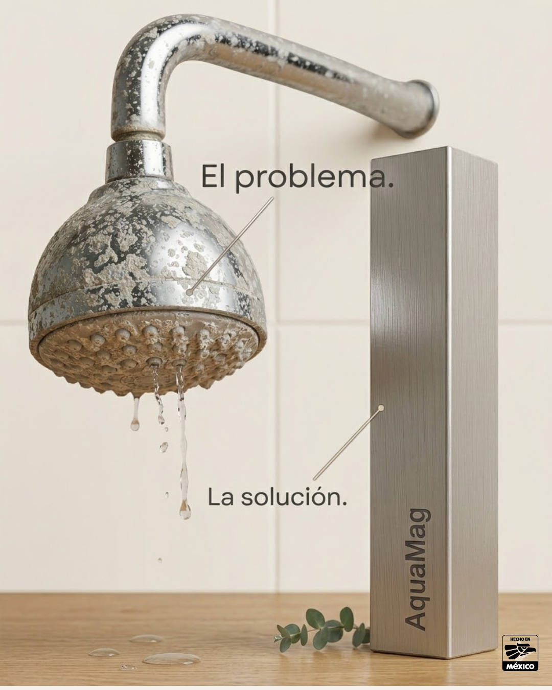 Barra magnética Dual: Atrapa + antisarro AquaMag®