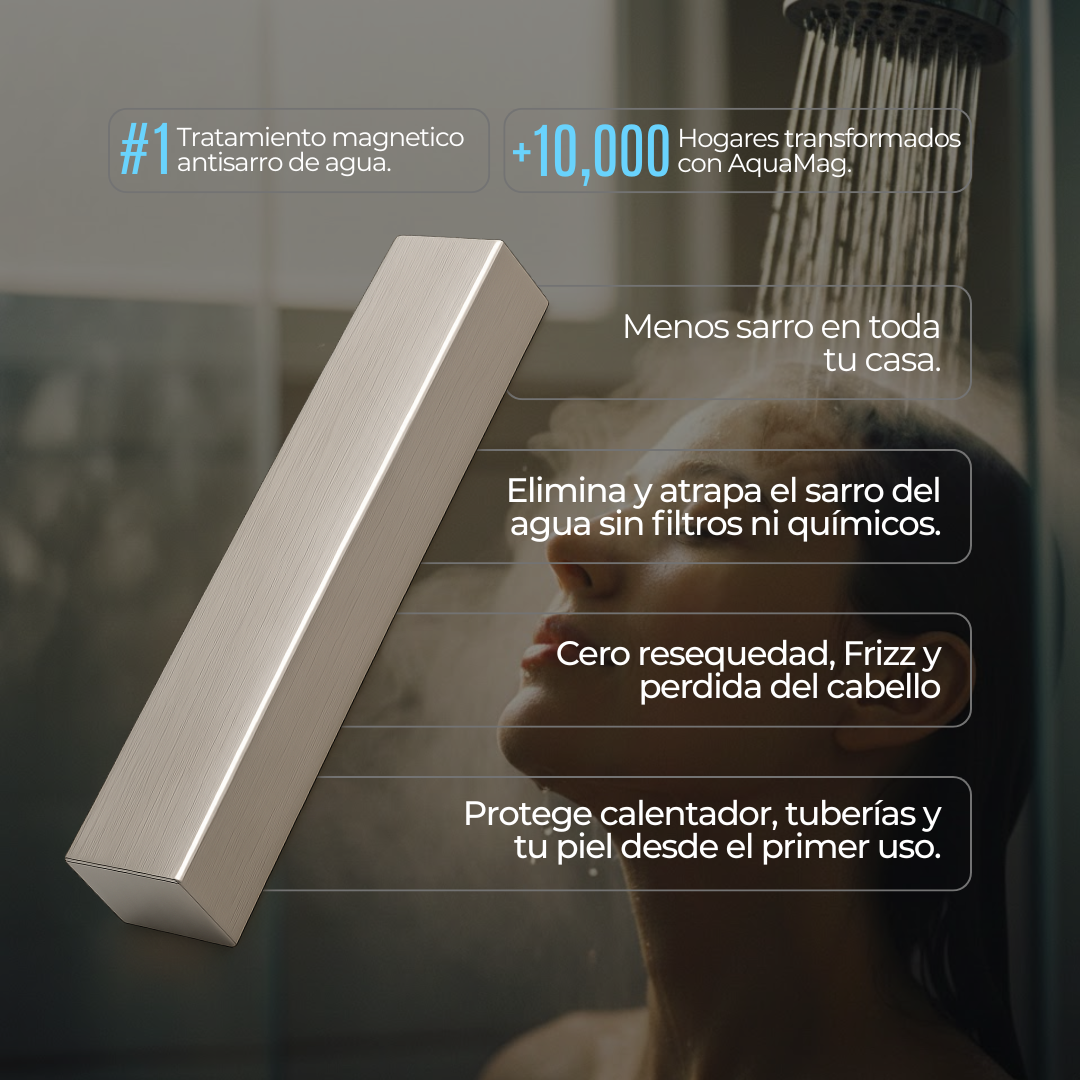 Barra Magnética Atrapa Sarro Aquamag ®